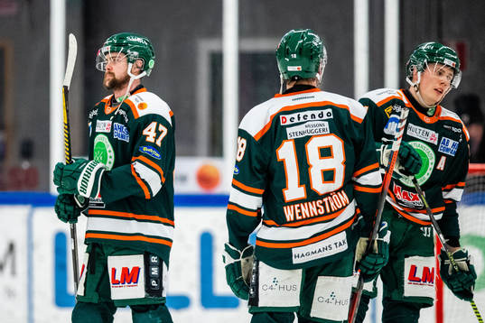 Kristianstads Oscar Svanlund, Kevin Wennström och Johan