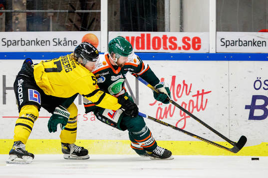 Västerås Calle Ehrnberg och Kristianstads Oscar Svanlund