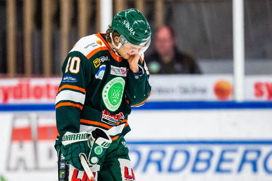 Kristianstads Kalle Miketinac deppar