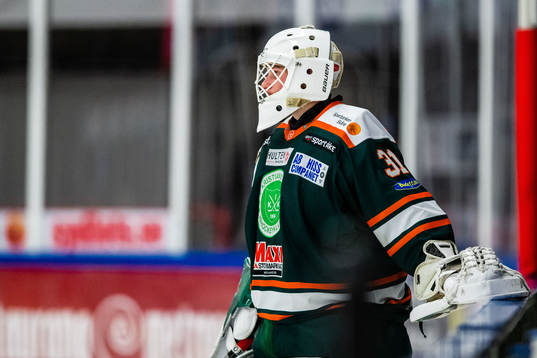 Kristianstads målvakt Felix Tengvall deppar