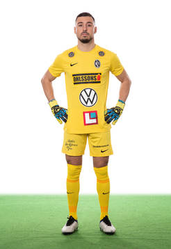 Landskronas målvakt Amr Kaddoura