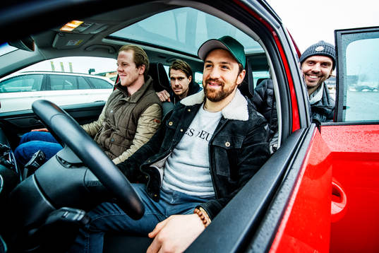 Hockeyspelarn Mattias Persson, Marcus Olsson, Christopher