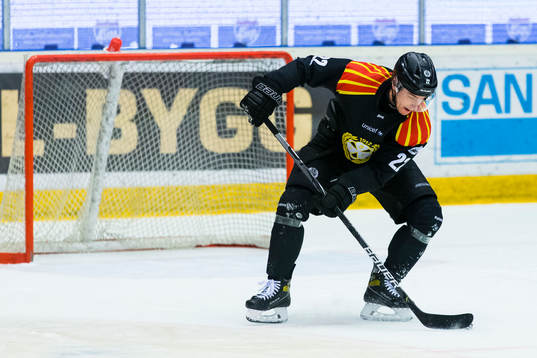Brynäs Adam Pettersson gör 3-1 i öppet mål