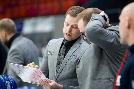 Oskarshamns tränare Martin Filander