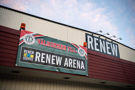 Exteriör av Renew Arena