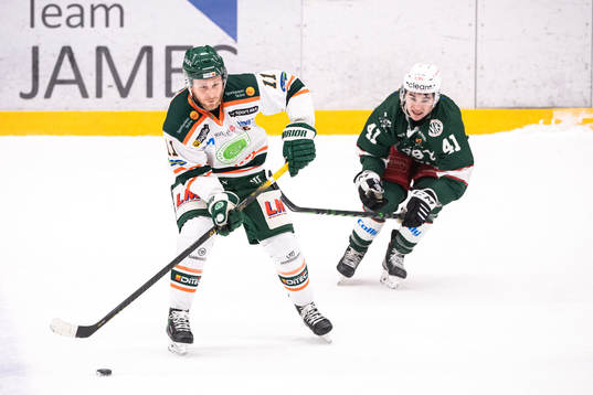 Kristianstads Fredrik Hansson och Väsbys Colin Smith