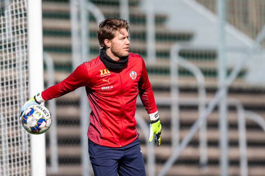 Helsingborgs målvakt Kalle Joelsson