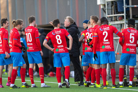 Helsingborgs spelare samlas
