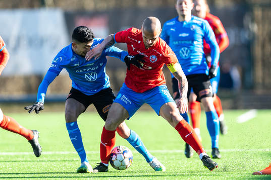 Halmstads Edvin Kurtulus mot Helsingborgs Anthony van