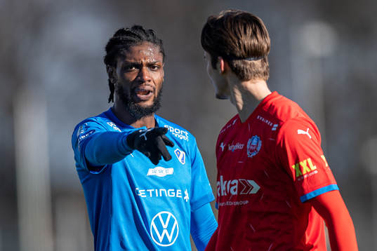 Halmstads Joseph Baffoe i bråk med Helsingborgs Wilhelm