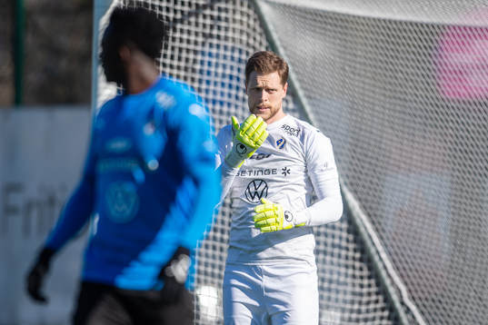Halmstads målvakt Malkolm Nilsson Säfqvist