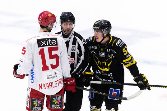 Almtunas Marcus Karlström och Västerås Alexander Lunsjö