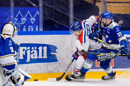 Oskarshamns Filiph Engsund och Leksands Marek Hrivik