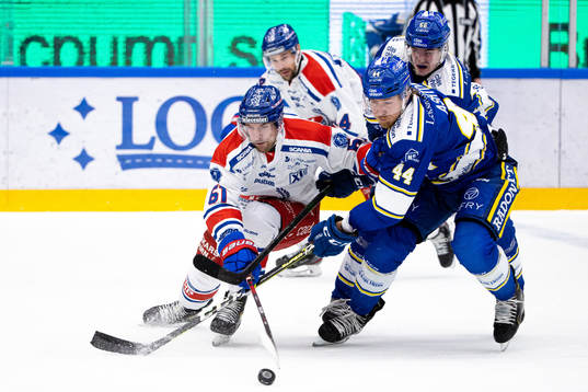 Oskarshamns Emil Wahlberg och Leksands Ashton Carter