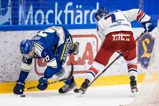Leksands Marek Hrivik och Oskarshamns Adam Janosik