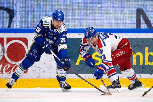 Leksands Patrik Norén och Oskarshamns Filiph Engsund