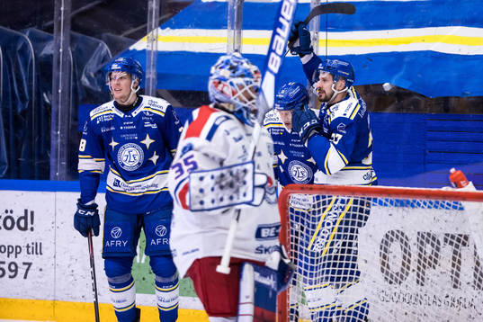 Leksands Marek Hrivik jubel