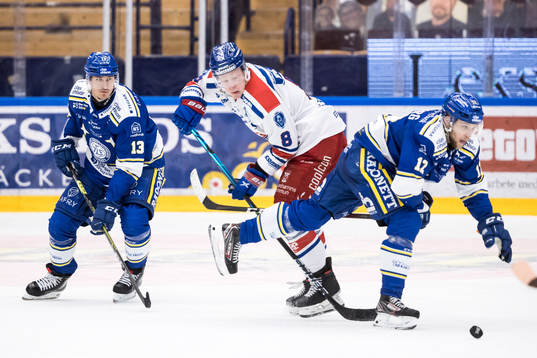 Oskarshamns Fredrik Olofsson och Leksands Fredrik Forsberg