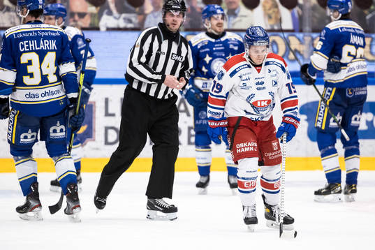 Oskarshamns Tyler Kelleher deppar