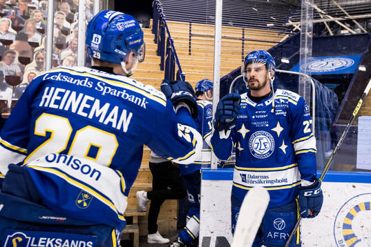 Leksands Marek Hrivik jubel