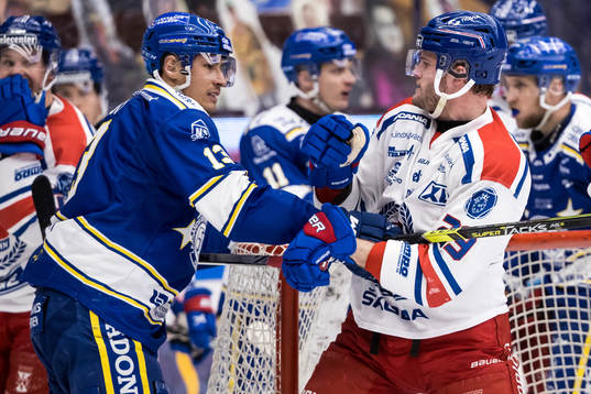Leksands Jon Knuts och Oskarshamns Kim Rosdahl