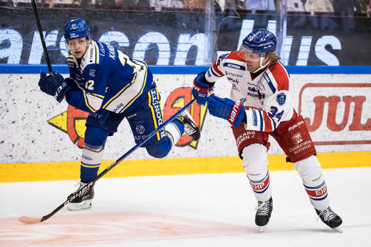 Oskarshamns Philip Samuelsson och Leksands Jesper