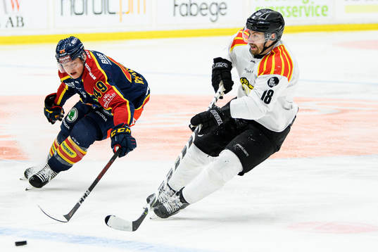 Djurgårdens Rhett Rakhshani och Brynäs Anton Rödin