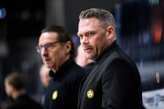 Brynäs assisterande tränare Mikael Holmqvist