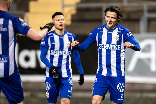 IFK Göteborgs Simon Thern jublar