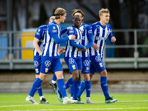 IFK Göteborgs Alhassan Yusuf Abdullahi jublar med