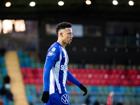 IFK Göteborgs Tobias Sanaunder fotbollsmatchen i
