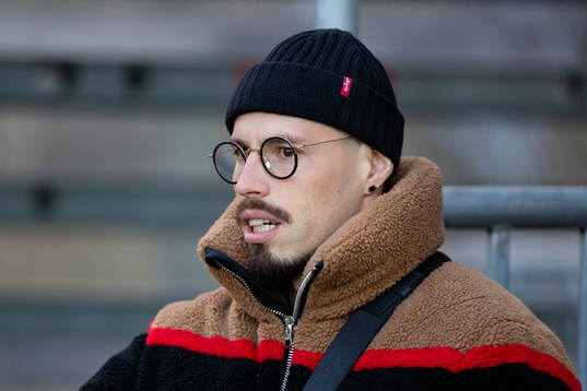 IFK Göteborgs Marek Hamsik innan fotbollsmatchen i