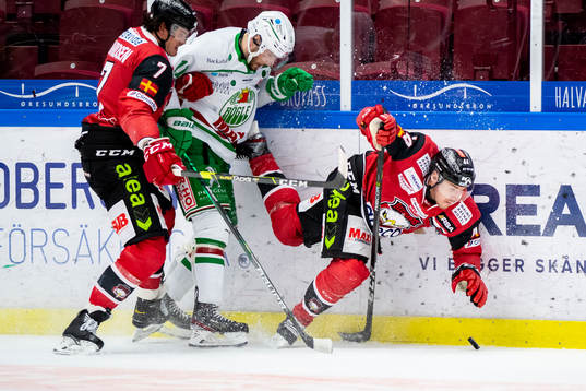 Malmö Redhawks Oliver Lauridsen  och Jesper Jensen Aabo