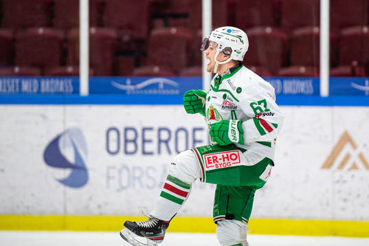 Rögles Leon Bristedt jublar