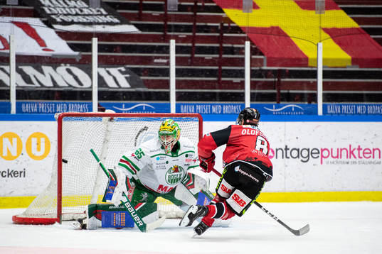 Malmö Redhawks Johan Olofsson sätter