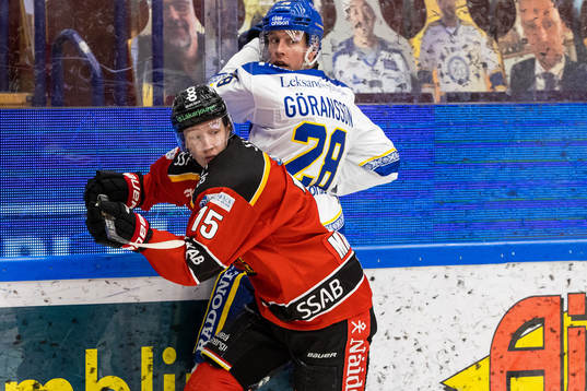 Luleås Carl Mattsson och Leksands Mattias Göransson