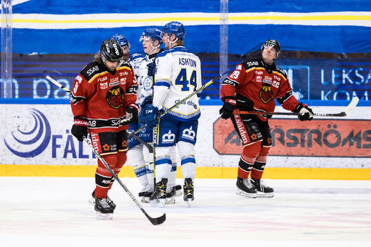 Leksands Emil Heineman jublar