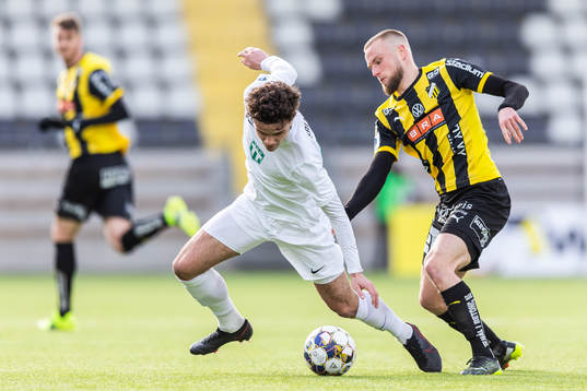 Västerås Justin Salmon och Häckens Alexander Faltsetas