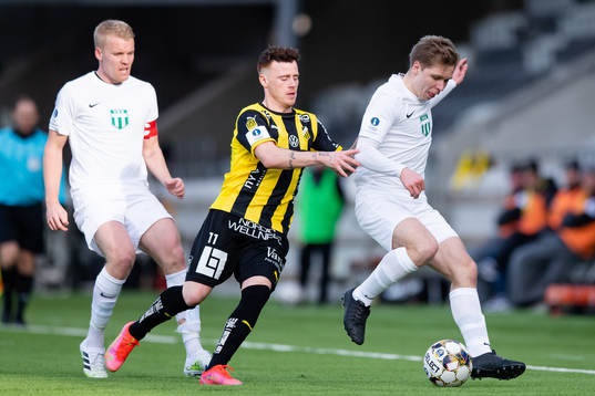 Häckens Tobias Heintz och Västerås Samuel Sörman