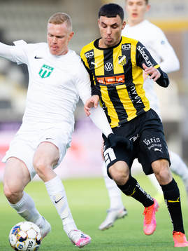 Västerås David Engström och Häckens Ali Youssef