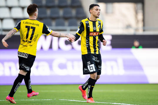 Häckens Ali Youssef och Tobias Heintz
