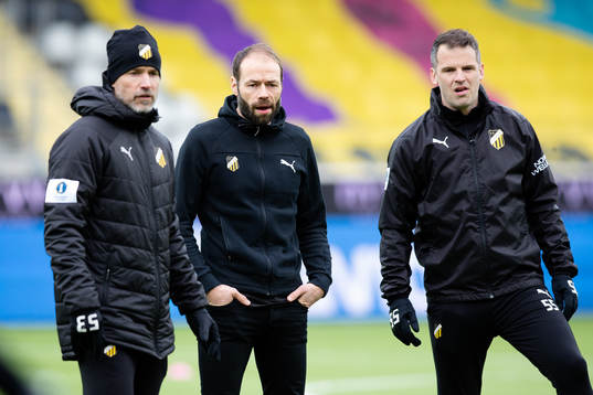 Häckens assisterande tränare Christian Lundström,