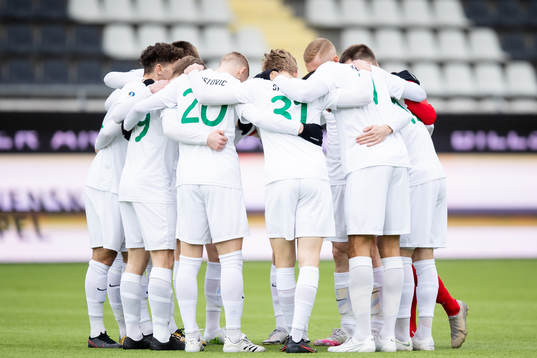 Västerås innan fotbollsmatchen i Svenska Cupen mellan