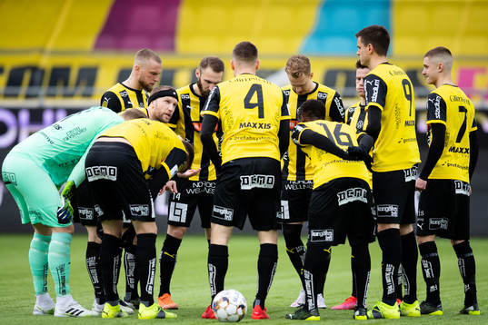 Häcken samlade innan fotbollsmatchen i Svenska Cupen