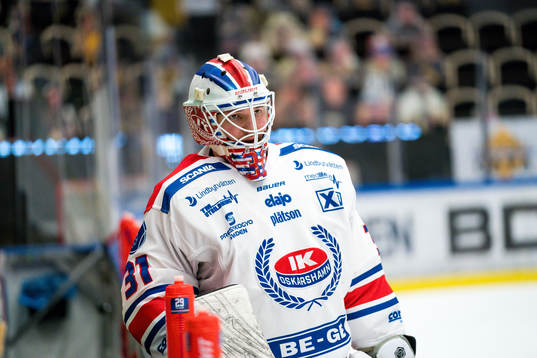 Oskarshamns målvakt Alexander Sudnitcin