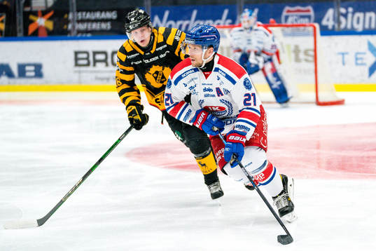 Oskarshamns Brian Cooper och Skellefteås Linus Lindström