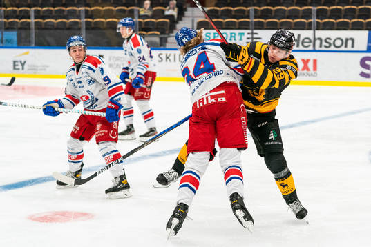 Oskarshamns Philip Samuelsson och Skellefteås Albin