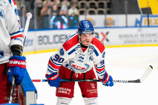Oskarshamns Lance Bouma deppar