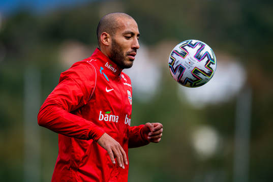 Haitam Aleesami of the Norwegian national football team
