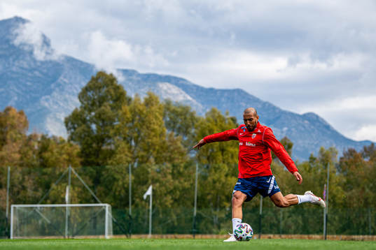 Haitam Aleesami of the Norwegian national football team